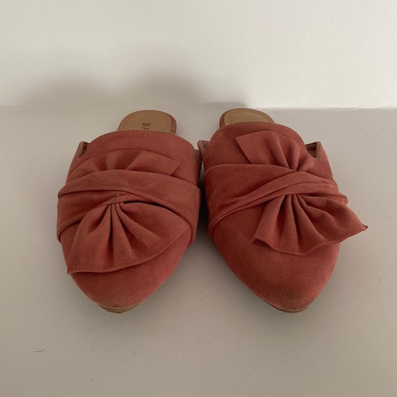 Rose coloured BAMBOO mules - Size 7.5 - Picture 2 of 5